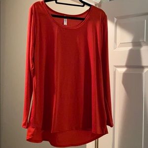 Red 2XL LuLaRoe Lynnae